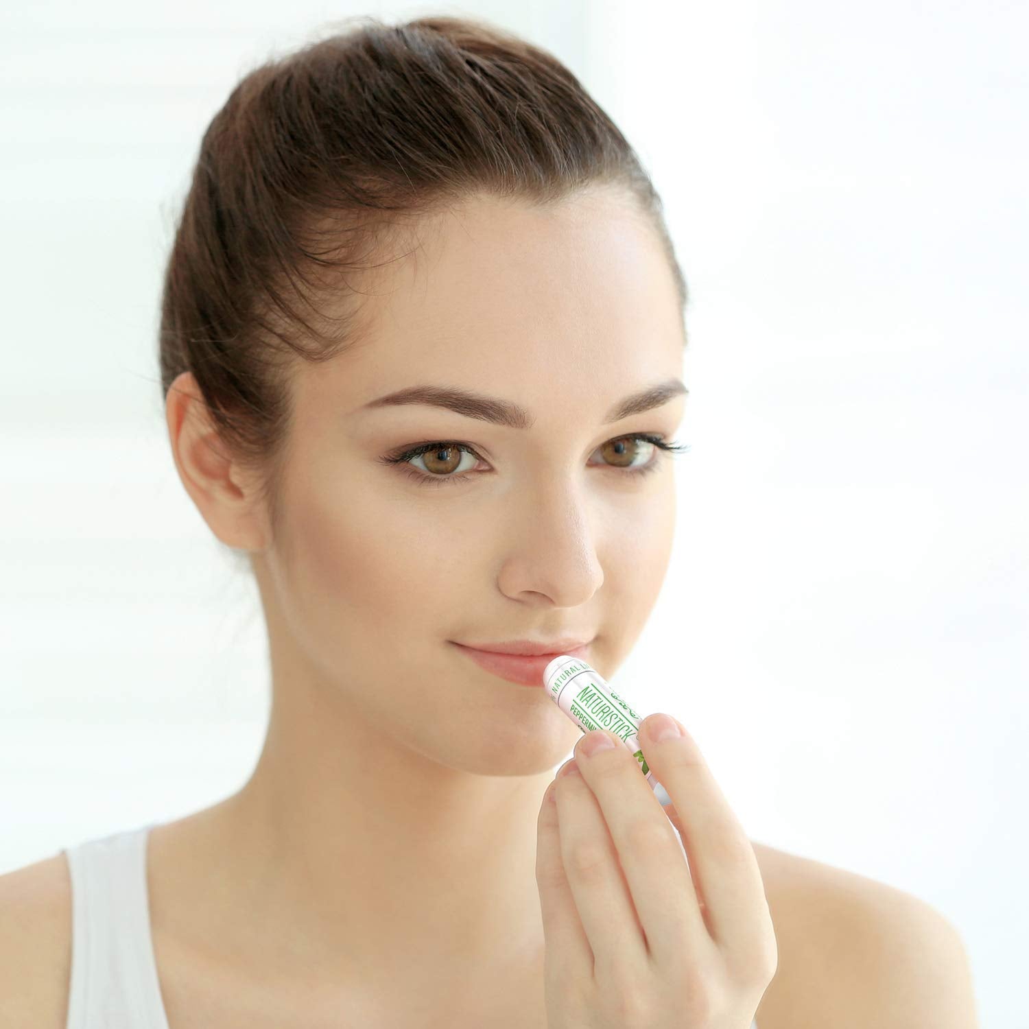 7 Pack Peppermint All-Natural Beeswax Lip Balm Gift Set by Naturistick, Best Healing Chapstick for Dry, Chapped Lips, with Aloe Vera, Vitamin E, Coconut Oil for Men, Women and Kids, Made in USA